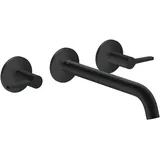 Hansgrohe One 3-Loch Waschtischarmatur Mattschwarz