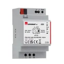 BEG Netzteil Hutschienenmontage grau IP20 KNX 90214 PSN-230 / 640 / 30 / KNX REG grau