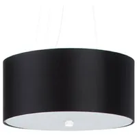 Sollux Skala 1-flg. 80 cm rund schwarz