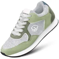 Giesswein Retro Runner Men - Vintage-Woll-Sneaker mit Nubukleder & Merino - 44 EU