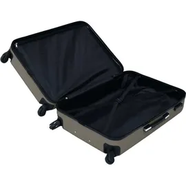vidaXL Hartschalen-Trolley 2-Rollen Cabin 28 cm / 28 l grau