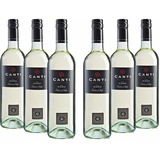 CANTI Vino Bianco - Weißwein 6 Flaschen trocken - Italien wein (6 x 0.75 l)