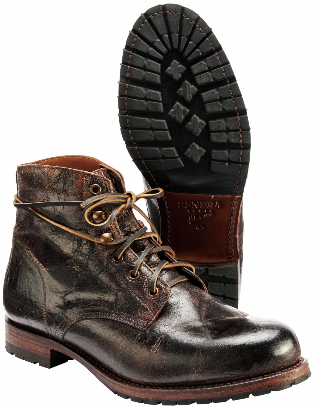 Sendra Herren Miles Barbados Boot braun 43 - 43