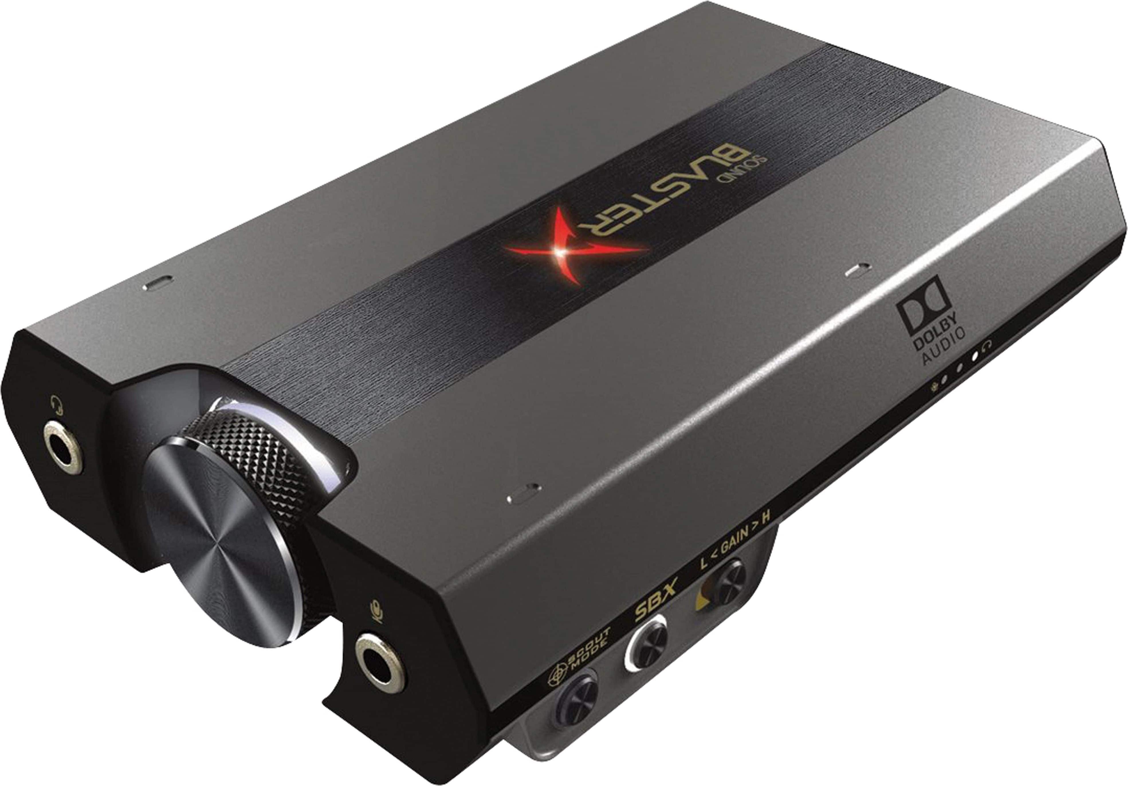Creative Sound BlasterX G6 (USB), Soundkarte, Schwarz