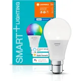 LEDVANCE LED Smart+ Birne 10W = 60W B22d matt 800lm RGBW 2700K-6500K Dimmbar App Google Alexa Apple HomeKit Bluetooth