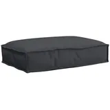 vidaXL Pallet-Kissen für Sitz Schwarz 60x40x8 cm Oxford-Stoff