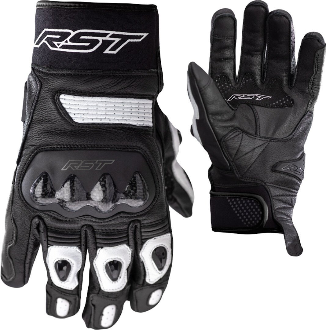 RST Freestyle II Motorradhandschuhe, schwarz-weiss, Größe L für Männer