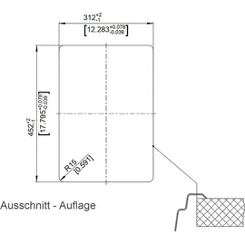 Blanco Top EE 3 x 4 edelstahl naturfinish + Handbetätigung