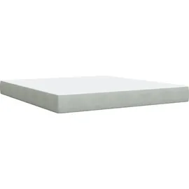 vidaXL Boxspringbett 180 x 200 cm Hellgrau