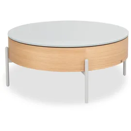 Rolf Benz Couchtisch 934 Braun Eiche 80 x 36 x 80 cm