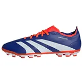 Adidas Unisex Predator League 2G/3G Football Boots Artificial Grass Fußballschuhe, Lucid Blue/Cloud White/Solar Red, 48 2/3 EU