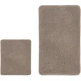 Badematte KLEINE WOLKE "RELAX", taupe, H:30mm, Polyacryl, Badematten, Badematte, Badteppich, Uni Farben, rechteckig, rund & als Set erhältlich