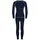 TROLLKIDS Merino Funktionsunterwäsche-set - Navy / Viper Green - 140 cm