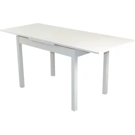 Hofmann Living And More Esstisch, weiß (weiß, weiß, weiß), H:75cm T:67cm, HOFMANN LIVING AND MORE, Tische, Esstisch, ausziehbar