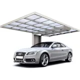 Ximax Einzelcarport Neo Aluminium Edelstahl-Look 307 cm x 495 cm