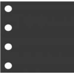 Ilford Ergänzungsblätter 30x32 schwarz 10 Blatt