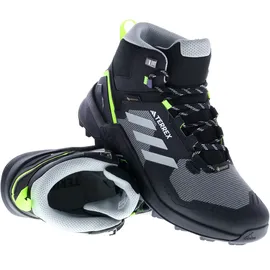 adidas Terrex Swift R3 Mid GTX Herren Core Black/Wonder Silver/Lucid Lemon 44