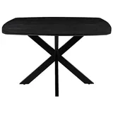 Label51 Esstisch, Schwarz, Holz, 140x76x140 cm, Esszimmer, Tische, Esstische