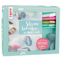 Topp Bastelbuch Kreativ-Set Steine bemalen 9783772443664 TOPP