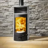 Austroflamm Flok 2.0 Kaminofen Speckstein, RR oben + 1 m3 Kaminholz gratis