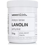 wesentlich. Lanolin Wollfett anhydrat 500g - wasserfrei und kaum Geruch - Wollwachs von wesentlich.