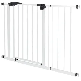 ECD Germany Türschutzgitter 105-115 cm Weiß