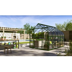 VITAVIA Gewächshaus »Dione«, 9,9 m2, Aluminium/Glas, winterfest - gruen
