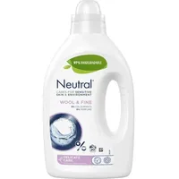9,13€/L- 6x Neutral Flüssigwaschmittel–Wolle und Feinwaschmittel– 1 L/20 Wäschen