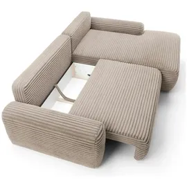 Selsey Ecksofa mit Schlaffunktion Alferia ¦ beige ¦ Maße (cm): B: 264 H: 82
