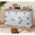 Möbilia Kommode 130 x 80 x 45 cm Weiß / Honig