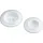 Wenko 4920220100, Abflusssieb, 2 Gross / 2 klein, weiß