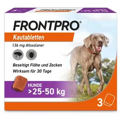 FRONTPRO Kautablette Hunde 25-50kg 3 St