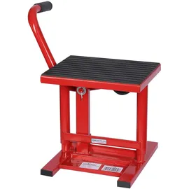 Wiltec Hebebühne Leder/Metall 31-41 cm rot