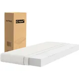 NAPSIE Matratze 80x200 Mittelfest 16cm - 7-Zonen Hochwertige Kaltschaummatratze mit waschbarem Bezug, Atmungsaktiv Schaumstoffmatratze Rollmatratze, Öko-Tex Zertifiziert