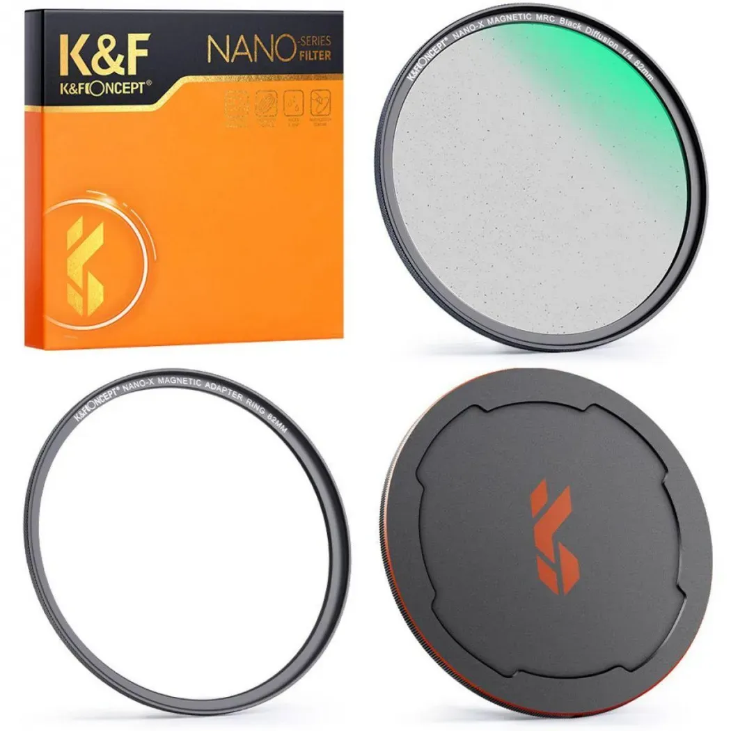 K&F Concept Magnetic 1/4 Black Mist Filter Nano X 82mm