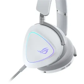 Asus ROG Delta II Wireless RGB Gaming Headset Weiß - Bluetooth/2,4 GHz/Klinke