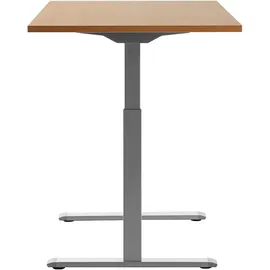 TOPSTAR Schreibtisch E-Table Buche / Grau