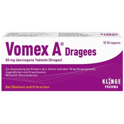 Vomex A Dragees