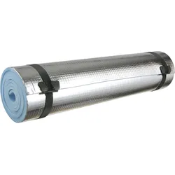 Isomatte Thermomatte 180x50x0,6 cm Alu-Beschichtung klein&leicht nur 170g! grau No Size