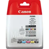 Canon PGI-580 pigmentschwarz + CLI-581 CMYK