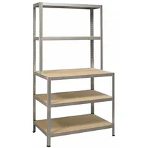 Ironside Steckregal Holz/Metall 186x100 cm beige