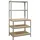 Ironside Steckregal Holz/Metall 186x100 cm beige