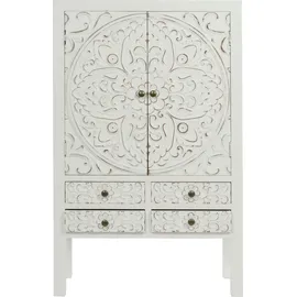 My Flair Kommode MY FLAIR, weiß B:63cm H:26cm T:100cm, Sideboards, Kommode, 2Türen, 4 Schubl. - FSC