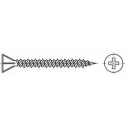 ART 89153 Gipsfaserplattenschraube Stahl 3,9 x 25 -H phosphatiert FS
