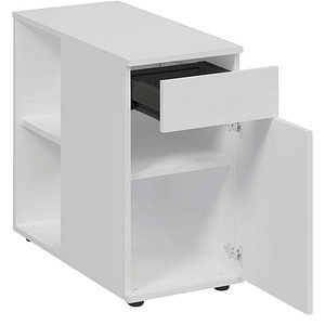 fm home office Standcontainer weiß 1 Auszug 40,0 x 80,0 x 73,4 cm