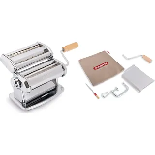Gsd Imperia IPASTA Ruvida Klassische Linie. Nudelmaschine für raue Pasta 100% Made in Italy. Frischpastamaschine aus Edelstahl. Teigmaschine erstellt raue Teigblätter für Lasagne, Pappardelle, Fettuccine