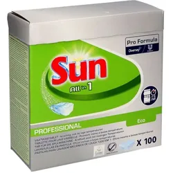 Sun Professional 100er-Pack Geschirrspültabs »Professional All-in-1 ECO« grün