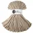 Bobbiny Makramee-Flechtkordel 5 mm 100 m Beige