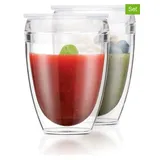 Bodum Pavina To Go Becher 0,3 l Transparent 2 St.