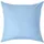 Homescapes Kissenbezug Perkal 60 x 60 cm Blau